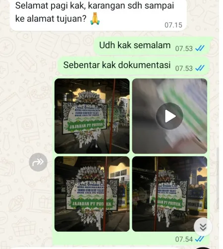 Pengiriman Papan Bunga Selamat Brenggong Purworejo