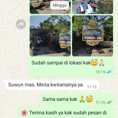 Pengiriman Papan Bunga Duka Brenggong Purworejo